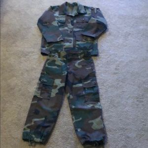 Kids Military camouflage Costume